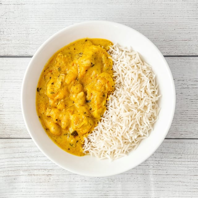 Kadi Pakora Rice.