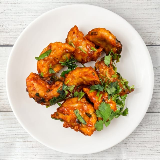 Chilli Momos (Fried).