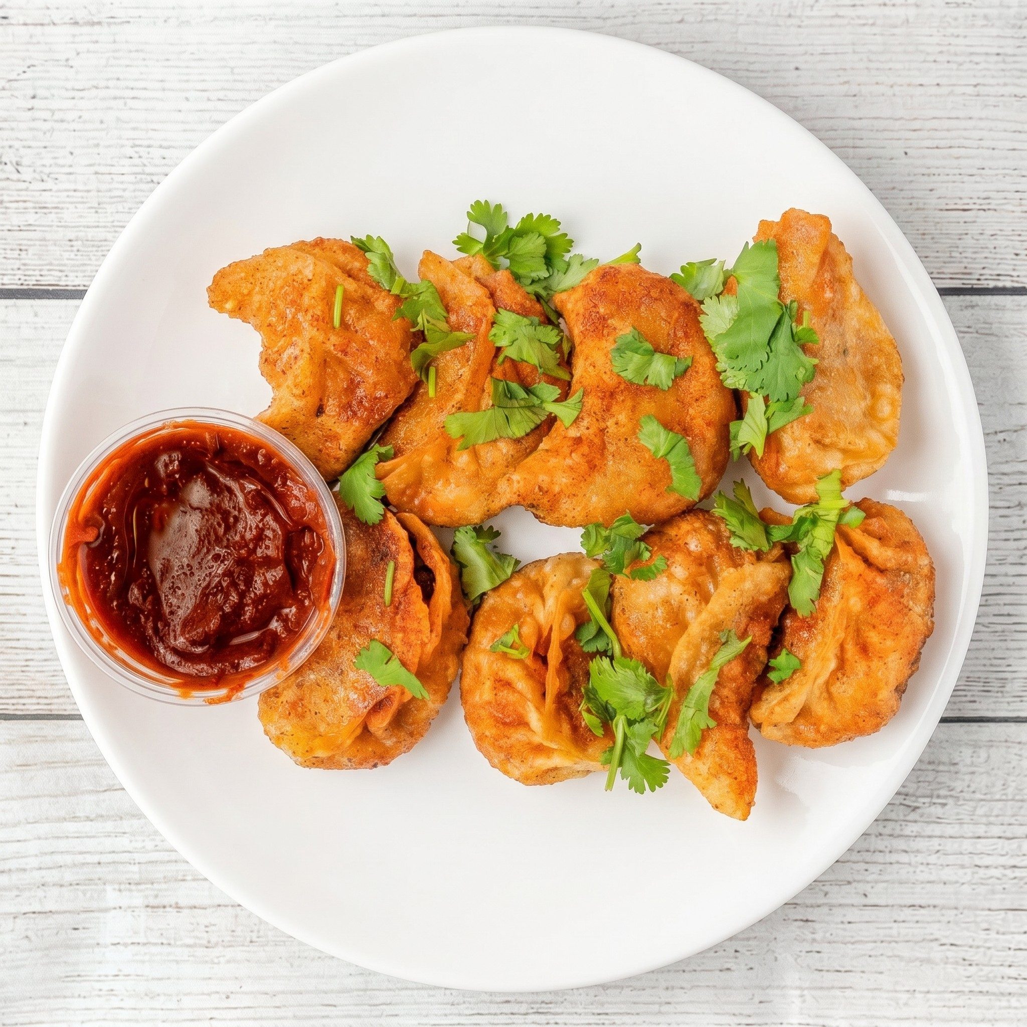 Vegetable Peri Peri Momos.